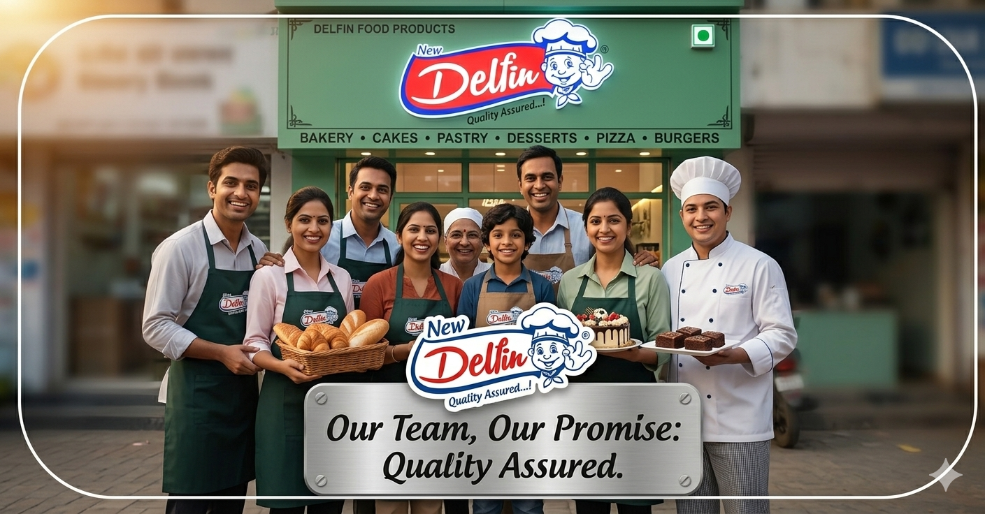 The Delfine team standing with pride