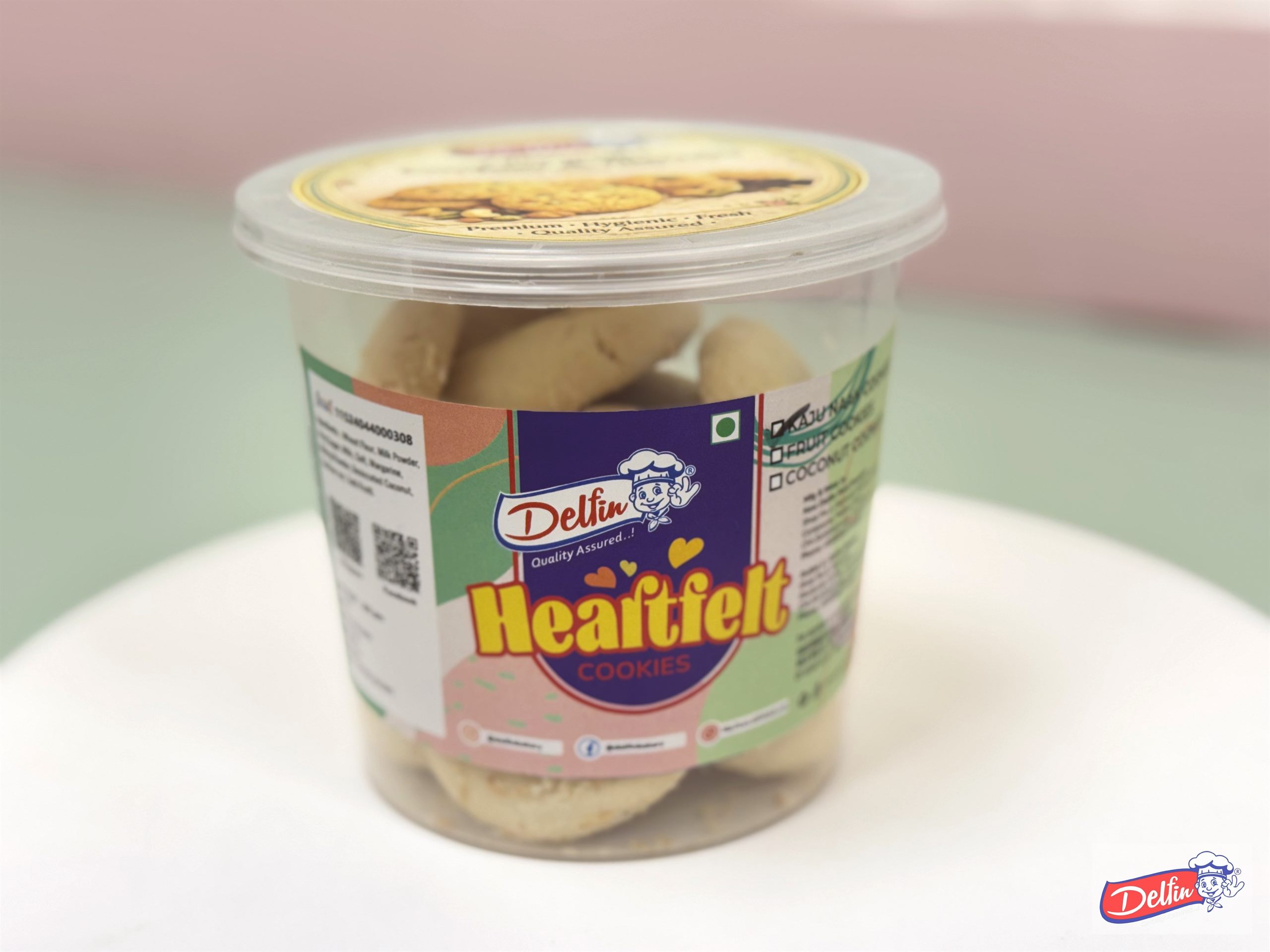 Heartfelt cookies tub