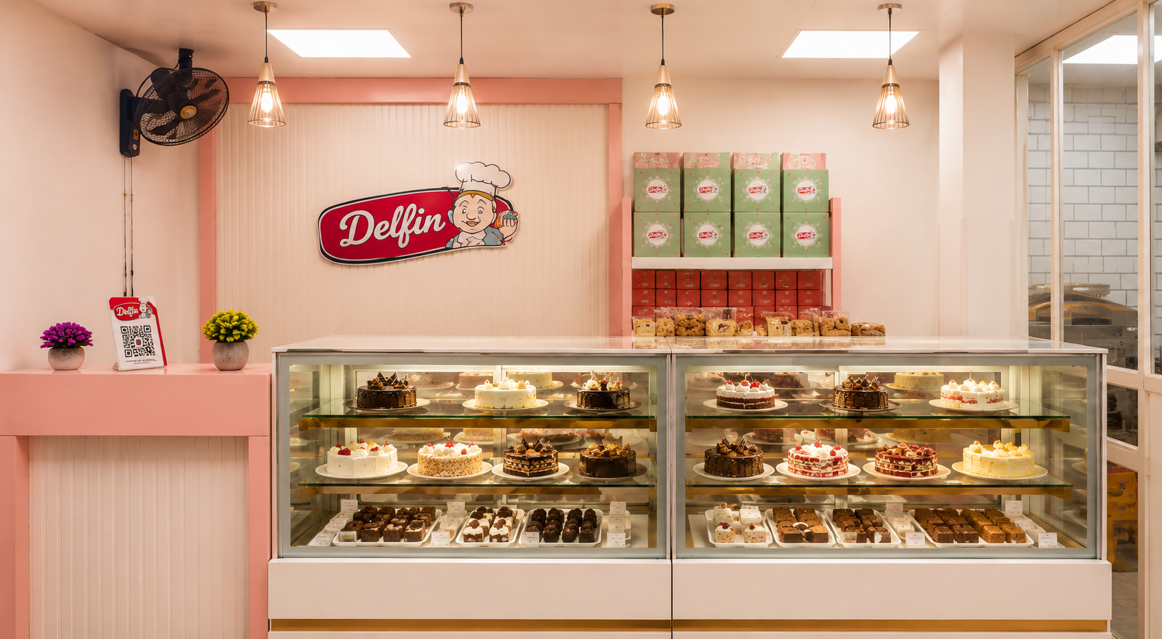 Premium dessert feast with celebration cakes, pastries, and cookies
