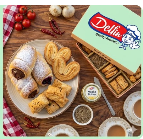 Tea-time snacks and cream rolls